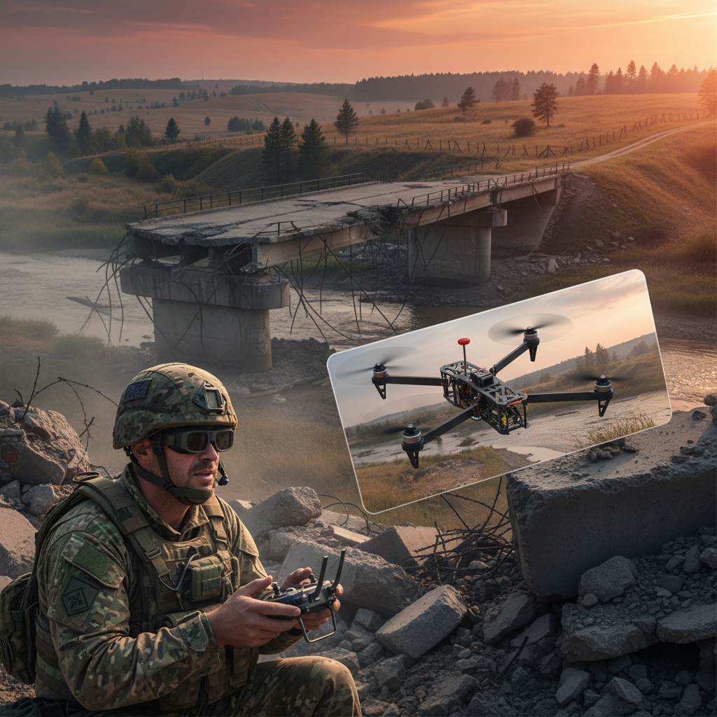 Ukraine Uses Surveillance Drones to Find and Destroy Russian Ammo Stash