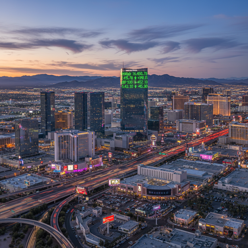 Nevada’s Economic Outlook Shifts as Dow Jones Futures Surge on Tariffs